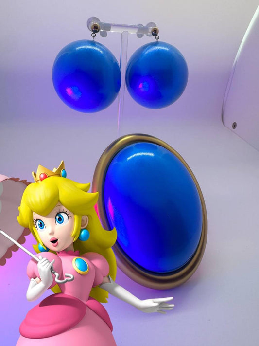 Princess Peach Earrings and Brooch