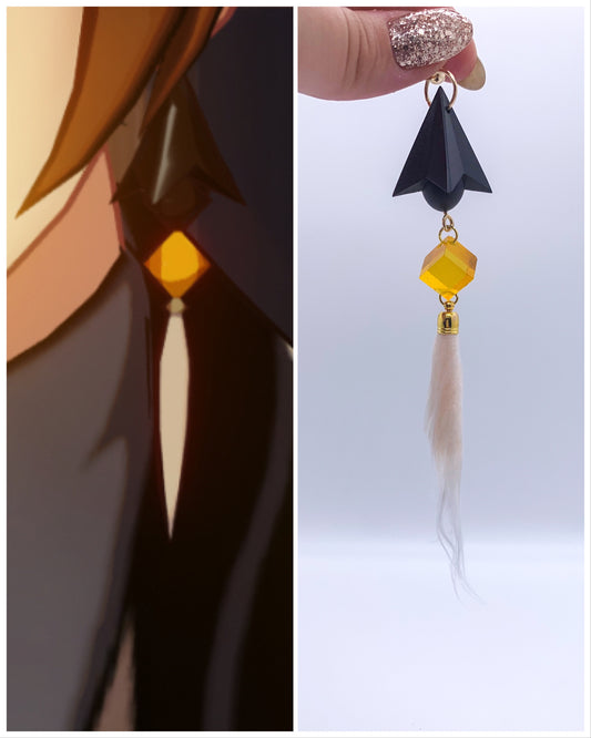 Zhongli earring inspired by Genshin Impact