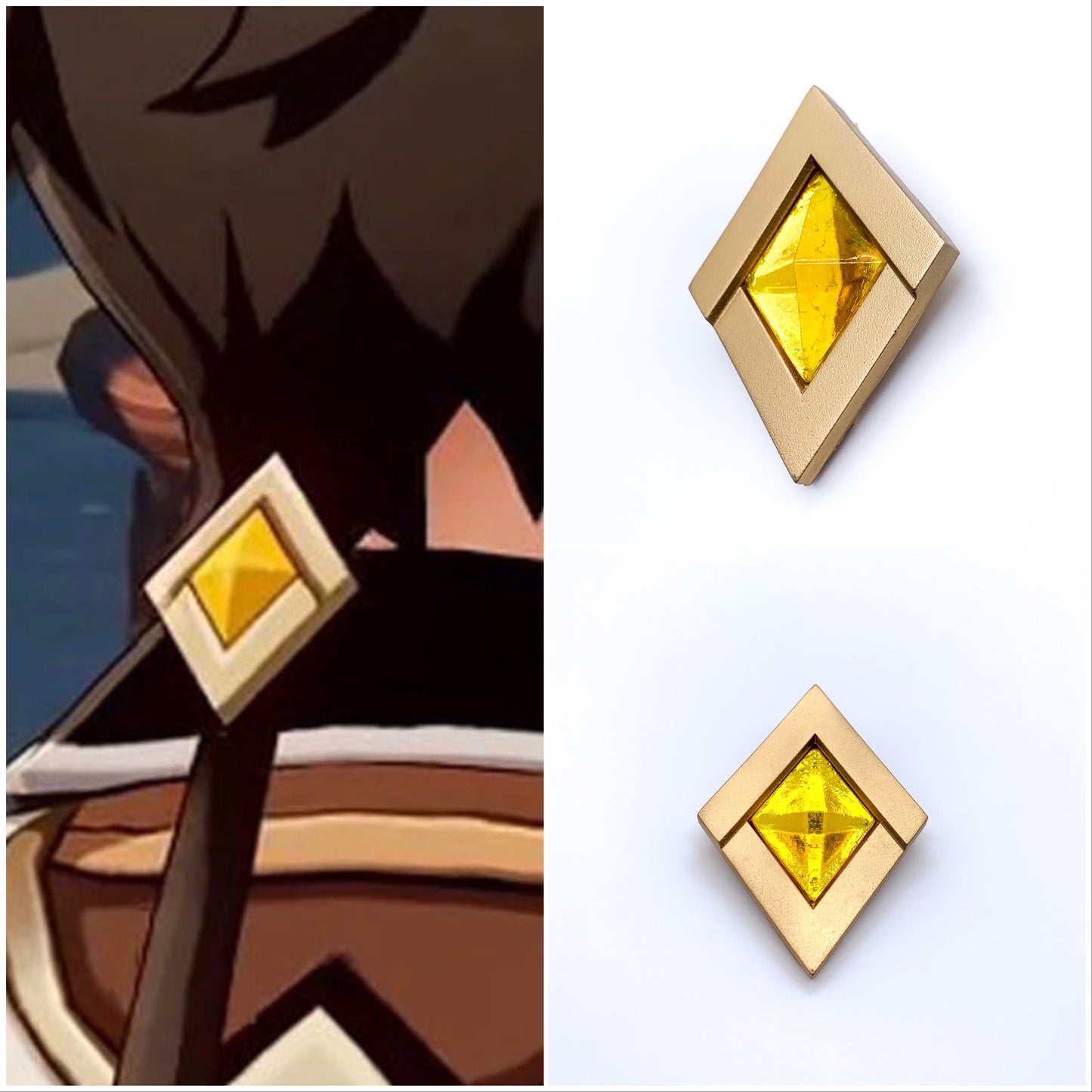 Zhongli hair tie inspired by Genshin Impact