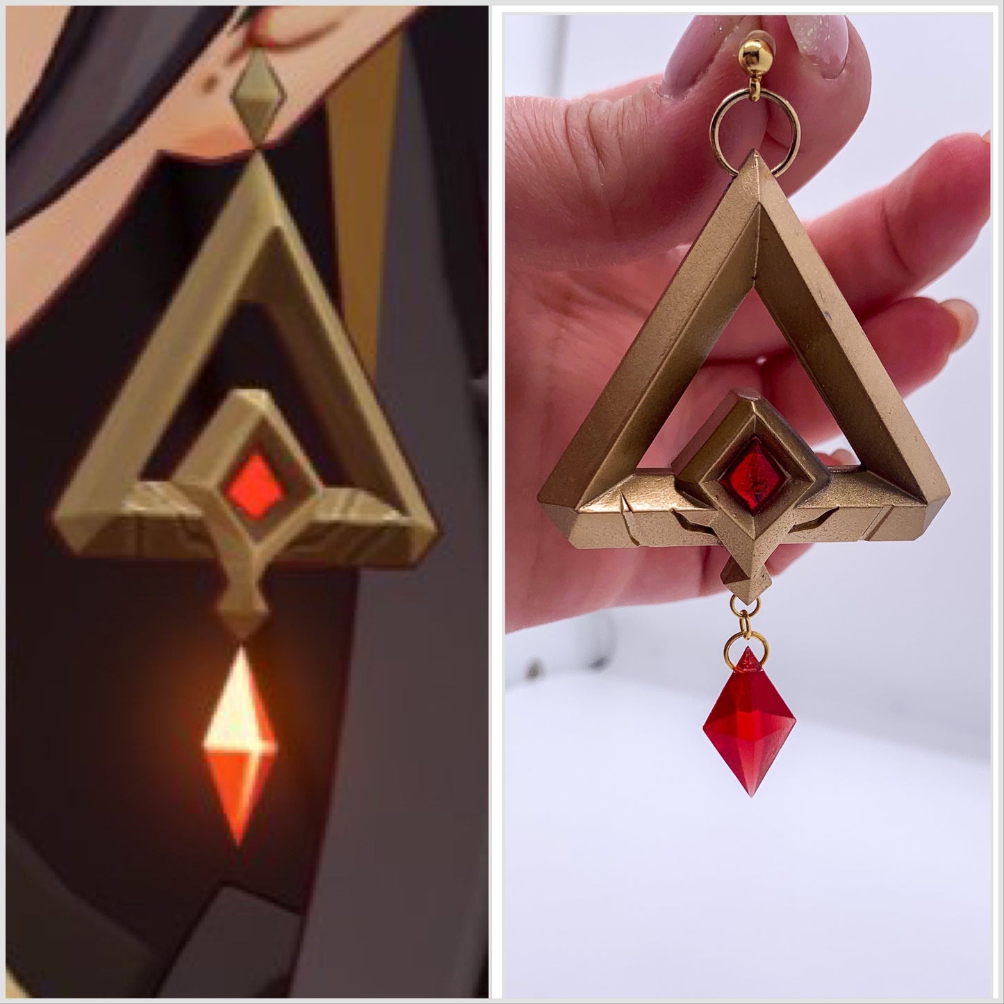 Dehya earring inspired by Genshin impact